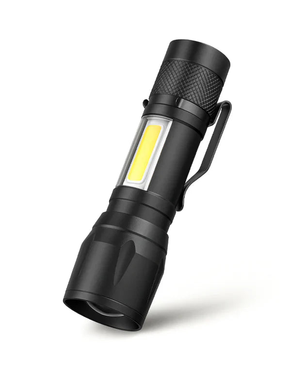 Mini LED Rechargeable Flashlight – Pocket Torch with 3 Modes