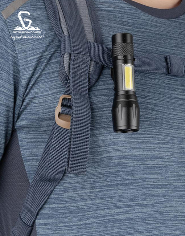Mini LED Rechargeable Flashlight – Pocket Torch with 3 Modes