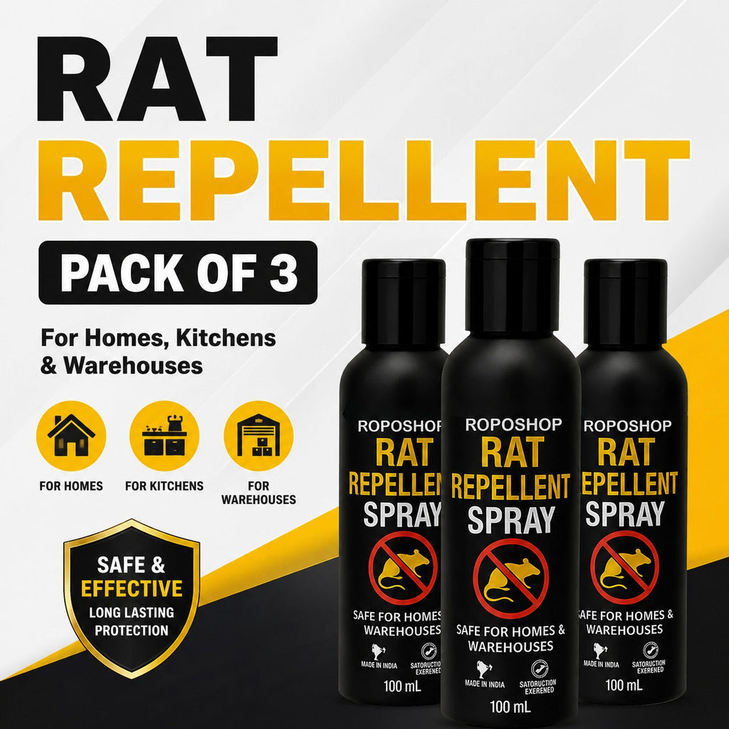 RopoShop Rat Repellent Spray – Natural Rodent Protection Spray (Pack of 3 x 100ml)